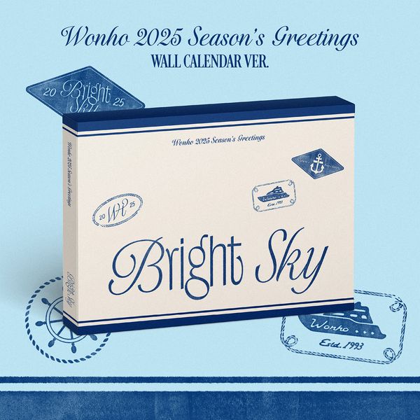 WONHO - 2025 Season’s Greetings [Bright Sky] (WALL CALENDAR Ver.) - OUR K - POP