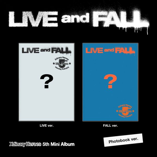 Xdinary Heroes - 5th Mini Album [LIVE and FALL] (Photobook Ver.) (Random Ver.) - OUR K - POP