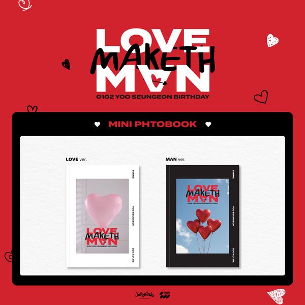 YOO SEUNG EON (EVNNE) - [LOVE MAKETH MAN] BIRTHDAY MINI PHOTOBOOK (LOVE Ver.) - OUR K - POP